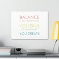 thumbnail image 3 of Inspirational Wall Art Create Balance Motivation Wall Decor for Home Office Gym Inspiring Success Quote Print Ready to Hang Unframed, 3 of 17