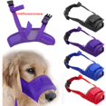 thumbnail image 1 of jointflowersnew Pet Dog Máscara Ajustable Corteza Mordedura De Malla Boca Hocico Aseo Anti Masticar JFW Gao Jinjia unisex, 1 of 2