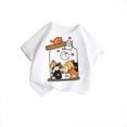thumbnail image 3 of WOYY Toddler Girls Graphic T-Shirt Cute Cartoon Cat Print Short Sleeve T Shirt, Sizes 3-12, 3 of 3