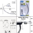 thumbnail image 3 of Wall Mounted Hand Towel Holder Bar Ring Stainless Steel, 3 of 5