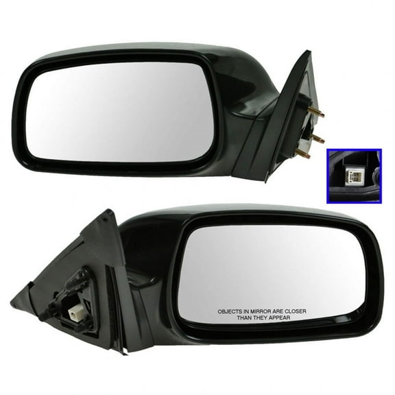 TRQ Power Door Side Mirror Pair LH & RH Fits 07-11 Toyota Camry Hybrid NEW MRA09204