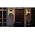 thumbnail image 2 of Urban Ambiance Luxury Coastal Outdoor Wall Light, Size: 15-3/4"H x 8-3/8"W, with Transitional Style Elements, Midnight Black Finish and Clear Water Shade, UHP1053, 2 of 7