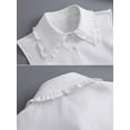 thumbnail image 5 of YEKEYI Fake Collar Detachable Blouse Dickey Collar Half Shirts Faux False Collar for Women & Girls Favors, 5 of 7