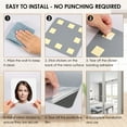 thumbnail image 6 of EUWBSSR 8Pcs Wall Mirror Tiles 8inch Self Adhesive Acrylic Mirror Square Full Length Mirror Wall Stickers Full Body Home Wall Mirror Sheets Flexible Mirror Sheets Mirror Stickers, 6 of 12