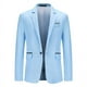 thumbnail image 3 of Traje de negocios holgado de un solo pecho para hombre, chaqueta de traje tipo cárdigan informal de moda de talla grande, 3 of 5