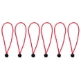 thumbnail image 2 of 6pcs Multipurpose 5,9 Pouces Lourds Cordons de Canopée de Bâche avec Protection de Balle - Rouge, 2 of 6