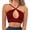 solid, variant on Yuannlog Women Tanks Cute Sports Crop Tops Halter Criss Cross Sleeveless Ribbed Cut Out Backless Yoga Camis Tank Tops