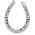 thumbnail image 3 of 14k White Gold 1/3ct. Diamond Horseshoe Chain Slide Natural Diamonds, 3 of 6