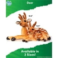 thumbnail image 3 of Real Planet 12.5" Brown Deer Realistic Stuffed Animal, Cute Zoo Animals Plush Toy & STEM Learning Gift for Birthday Boys & Girls, 3 of 6