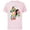 Soft Pink, variant on Disney Princess Snow White Rapunzel Jasmine In Bloom - Short Sleeve Cotton T-Shirt for Adults - Customized-Black