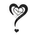 thumbnail image 3 of WLPZXP Heart Shape Wall Clock Sturdy Acrylic for Housewarming Gift Office Classroom Black, 3 of 9