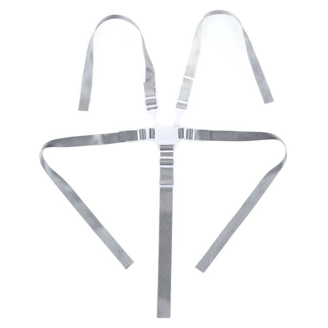 Correas para silla alta de bebé, arnés de seguridad de 5 puntos con soporte estable para cochecito.