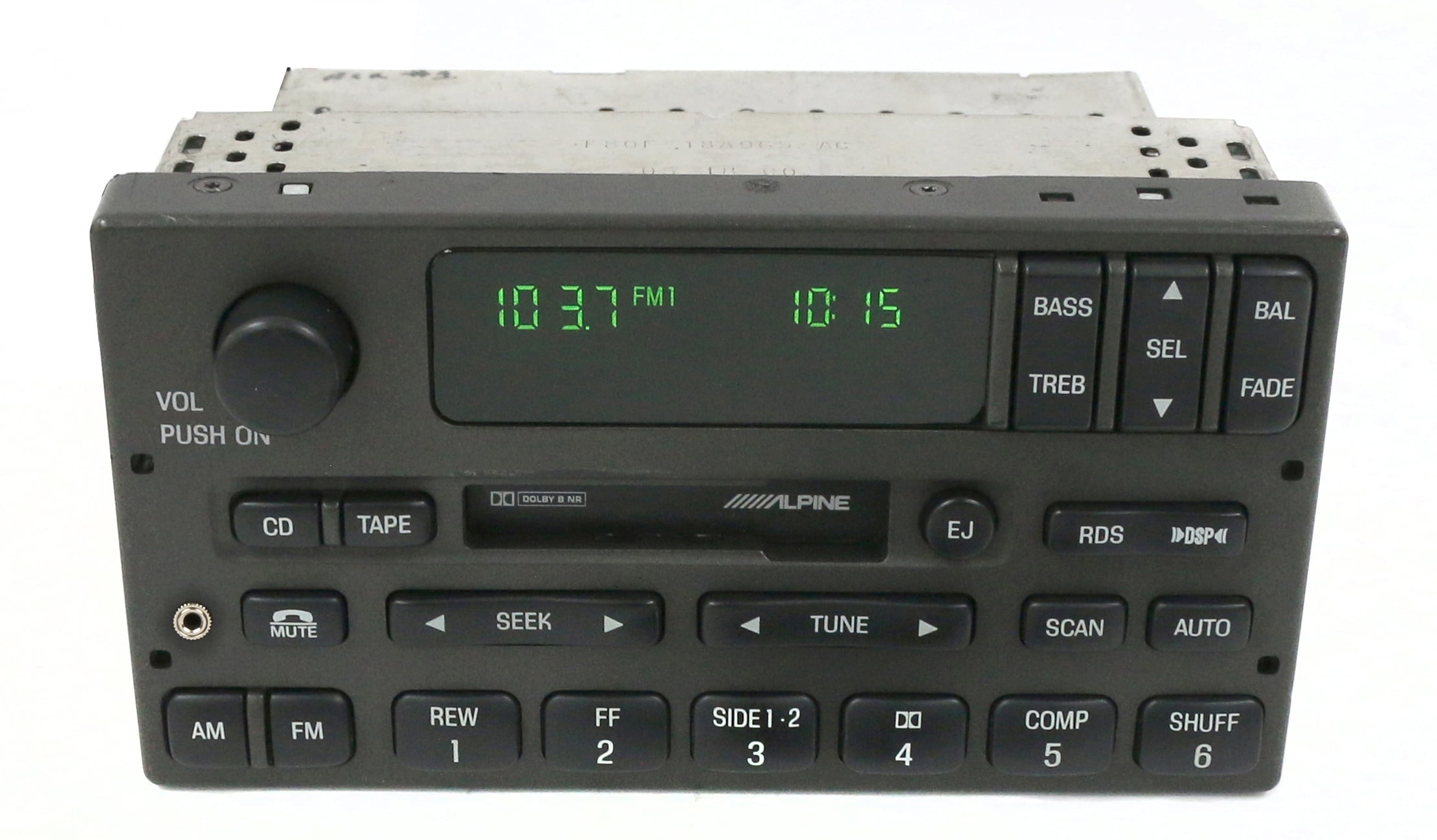 20012002 OEM Lincoln Town Car AM FM Radio Cassette w Aux Input 1W1F