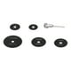 thumbnail image 1 of Circular saw blade electric saw blade saw wheel kit circular saw blade set 6Pcs Circular Saw Blade Electric High Speed Steel Wheel Set Kit for Metal Wood Plastic Black ANGGREK Otros, 1 of 8