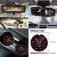 thumbnail image 5 of Jeiento Deer Car Seat Cover Full Set with Steering Wheel Cover Seat Belt Cover Trash Can Rear View Mirror Cover Coaster Center Console Cover Pink Camo Hunting Gear Shift Knob Cover Set 14 Pieces, 5 of 7