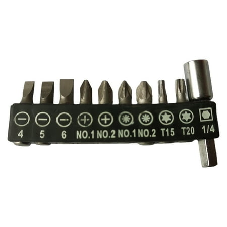 

BAMILL 25mm Slotted/PH/Torx Cross Screwdriver Bit Set Multifunctionl Extension Rod Tool