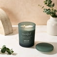 thumbnail image 3 of Allswell Mindful (Sage + Eucalyptus + White Cedar) Scented 2-Wick Spa Jar Candle 15oz., 3 of 8