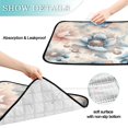 thumbnail image 3 of Washable Pet Pee Pads with Super Absorbent Reusable Training Pads for Dogs & Cats Large Glitter Flowers, 3 of 6