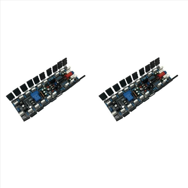 2X Placa Amplificadora Monocanal de Alta Potencia de 1000 W Placa Amplificadora de Escenario Profesional con 5200 + 1943 Tubos para Amplificadores de Sonido Diy