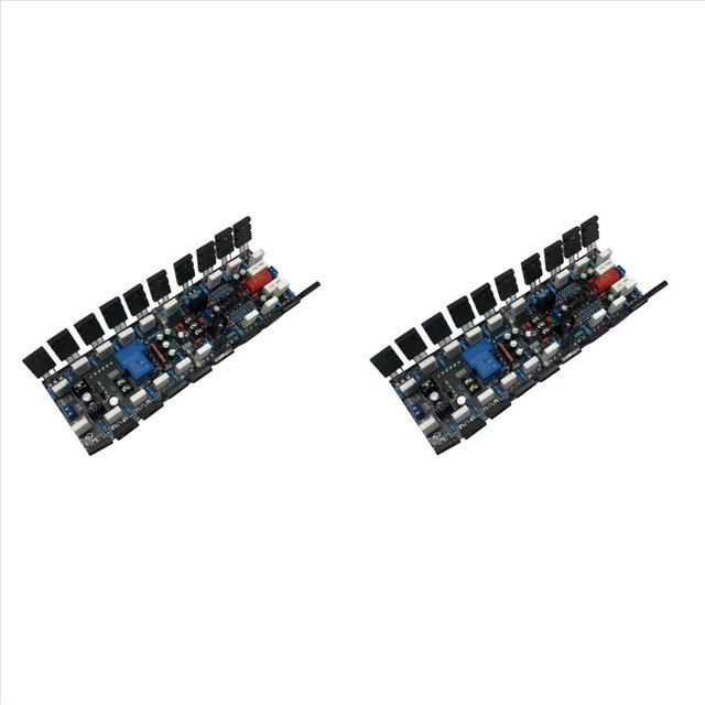 2X Placa Amplificadora Monocanal de Alta Potencia de 1000 W Placa Amplificadora de Escenario Profesional con 5200 + 1943 Tubos para Amplificadores de Sonido Diy