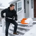 thumbnail image 4 of LEFTHIGH Home Outdoor Heavy Snow Removal Shovel Plastic Wide Blade with Ergonomic D-Handle Aluminum Wear Strip Detachable for Driveways Home and Kitchen, 4 of 4