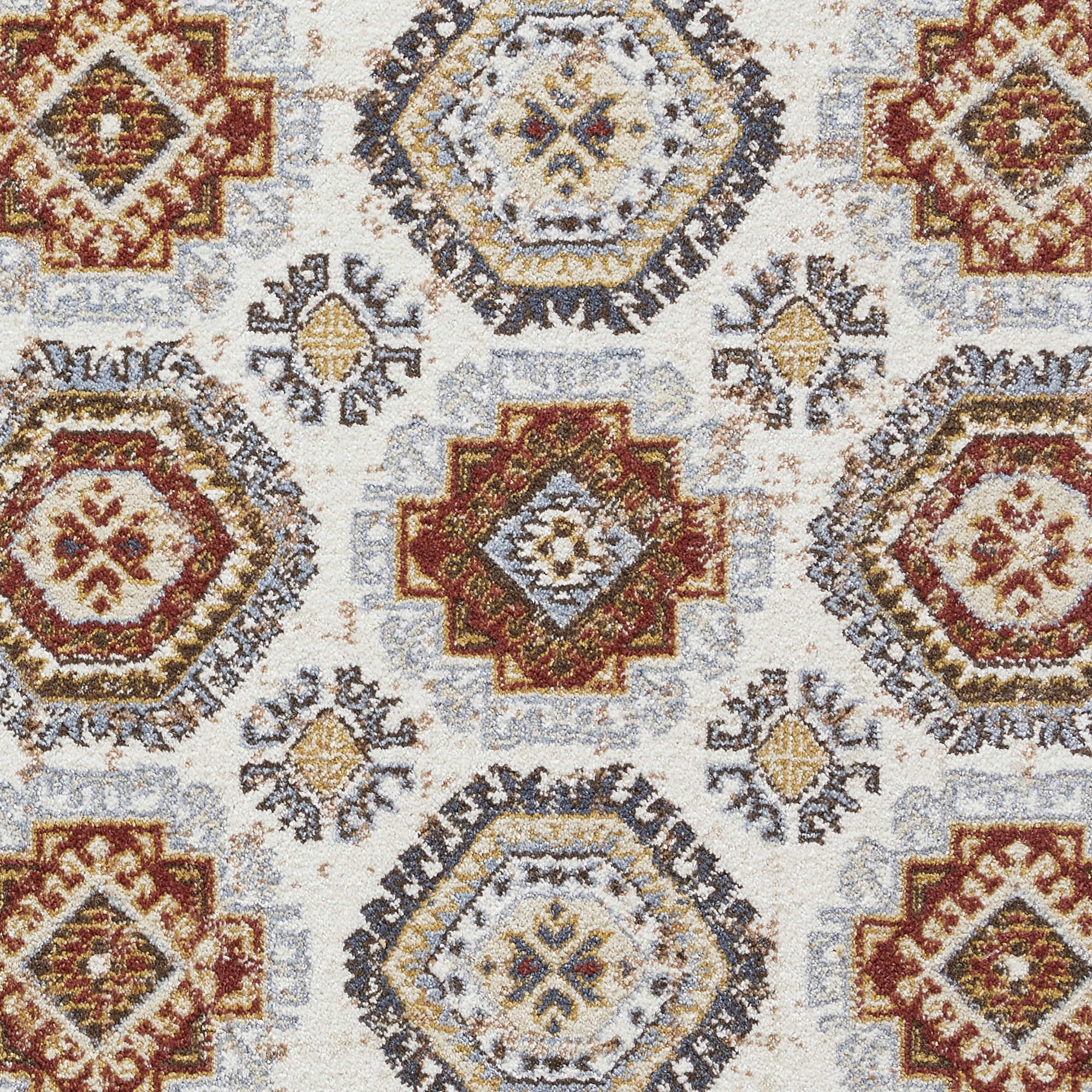 Loomaknoti Alsbrooke Delary 5' x 7' Cream/Beige Oriental Indoor Area Rug