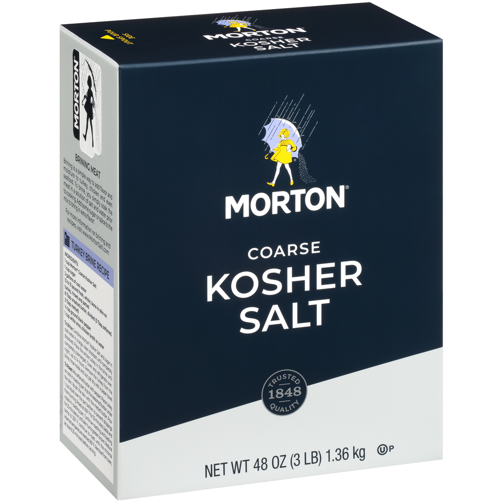 Morton Salt Coarse Kosher Salt – for Cooking, Grilling, Brining, & Salt Rimming, 48 oz box - image 9 of 12