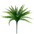 thumbnail image 2 of Artificial Fern Plants Faux Greenery Wall Decor Realistic Persian Leaf Plants for Indoor Outdoor Garden Patio Vertical Wall Decoration,1 Bundle,A, 2 of 6
