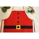 thumbnail image 4 of EeaseMX Delantal de cocina navideño de cuello halter sin mangas (rojo), 4 of 5