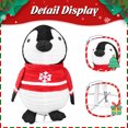 thumbnail image 4 of Christmas scene and stretchable penguin decorations are available., 4 of 7