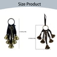 thumbnail image 4 of GQDIN Witch Bells for Door Knob Hanger - Wind Chimes for Clearing Negative Energy - Boho Witchy Home Room Decor, Spiritual Gift for Meditation & Protection, 4 of 9
