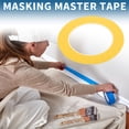 thumbnail image 2 of Cinta de pintor Unique Bargains, fácil de quitar, cinta de enmascarar Master Tape 140U amarilla, 0.06 pulgadas x 52.5 yardas, 2 of 6