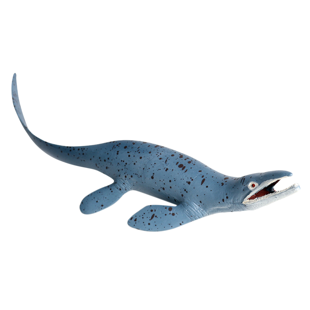 1PC Simulated Mosasaurus Model Decor Lifelike Jurassic Dinosaur Ornament Mini Plastic Dinosaur Model Funny Kids Dinosaur Model Toy for Home Office Store