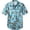 Sky Blue, variant on OOOUM Boys Christmas Shirt Kids Short Sleeve Button-Down Turn-Down Collar Santa Print Hawaiian Regular Fit Casual Top,2-3 Years