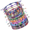 thumbnail image 2 of Here's a refined and engaging product description for your **10pcs Woven Bracelets Set**:\n\n \n\n### 🌿 10pcs Woven Bracelets Set – Adjustable Bohemian, 2 of 5
