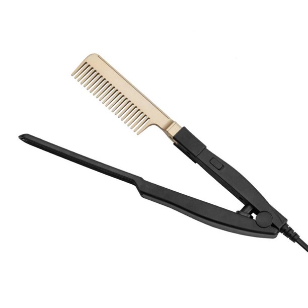 [Big Hair Straightener Comb, Electric Heating Straighten