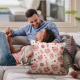 thumbnail image 2 of Clearance Under $1 Boovnll Valentines Pillow Covers 18x18", Valentines Gifts, Printing Valentines Day Pillow Covers for Home Bedroom, Living Room, Couch, Sofa, Party Decor, Valentines Day Decorations, 2 of 6