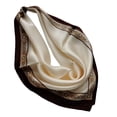 thumbnail image 2 of Womens Girls 100 Small Square Pure Silk Scarf 21" x 21" Breathable Lightweight Neckerchief Office, 2 of 3