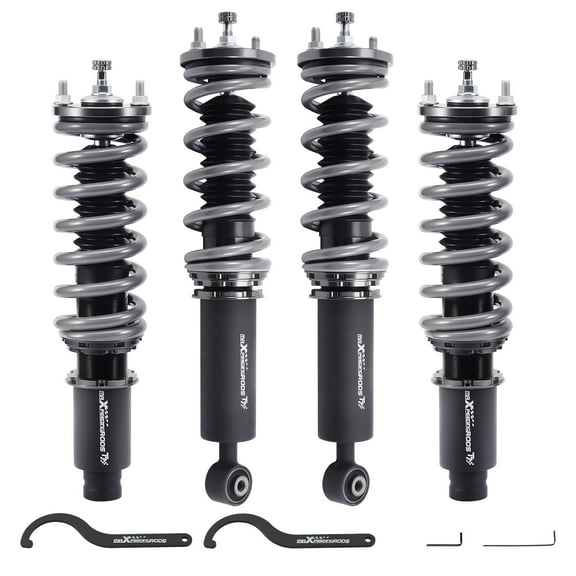 maXpeedingrods Coilover for Honda CR-V RD1-RD3 FWD & AWD 1996-2001, 24 Levels Damper Adjustable Coilovers Suspension Kit, Height Adjustable Shock Absorber Lowering Kit, T7 Upgrade Racing Series