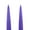 Iris, variant on Traditional Danish Style Pointed Taper Candles - 9 Inch - Pairs