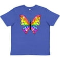 thumbnail image 3 of Inktastic Butterfly with Rainbow Wings Youth T-Shirt, 3 of 5