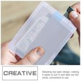 thumbnail image 3 of FUEENIRVA 30Pcs Blue Clear Cards Display Covers Wear Resistant Reusable PVC Card Sleeves, 3 of 8