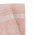 thumbnail image 4 of Stripe Fingertip Towel (Set of 2) - Pink, 4 of 6