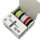 thumbnail image 1 of Cable eléctrico Cbazy Kit de cables de conexión (cable sólido) Calibre 24 6 colores 32,8 pies cada uno Cables 24 Awg, 1 of 5
