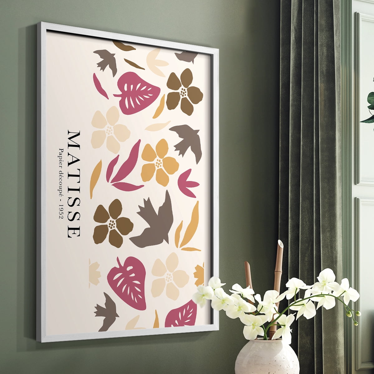 Matisse CCLVI in Solid Wood 11 x 14 Framed Print