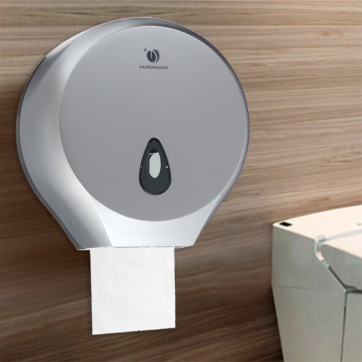 Alpine Industries 9 inch Jumbo Roll Bath Tissue Dispenser Toilet Paper Holder 