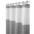 thumbnail image 2 of Zenna Home Smart Curtain Hendrix View Fabric Shower Curtain with Attached Roller Glide Hooks, 2 of 5