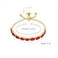 thumbnail image 2 of Cubic Zirconia Adjustable Bracelet Cremation Jewelry for Ashes Funeral Urns Bracelet for Women, 2 of 6