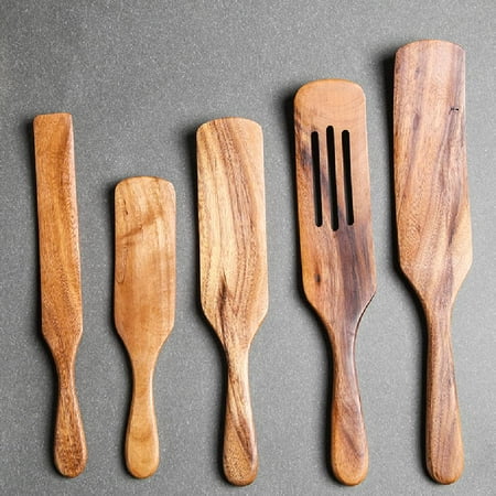 

Wooden Cookware Set Kitchen Cooking Tools Multifunctional Durable Wooden Cooking Utensils