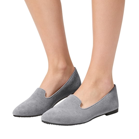 Willtoo Womens Ballet Flats 2026 Pointed Toe Slip-On Dressy Flat Shoes Casual Lightweight Comfortable Business Work Loafer Shoes